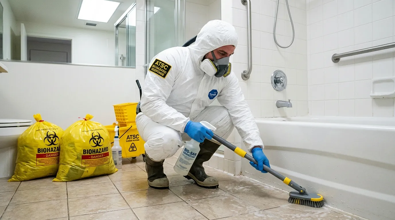 Decontamination equipment deployed for Blood Cleanup in Black Jack